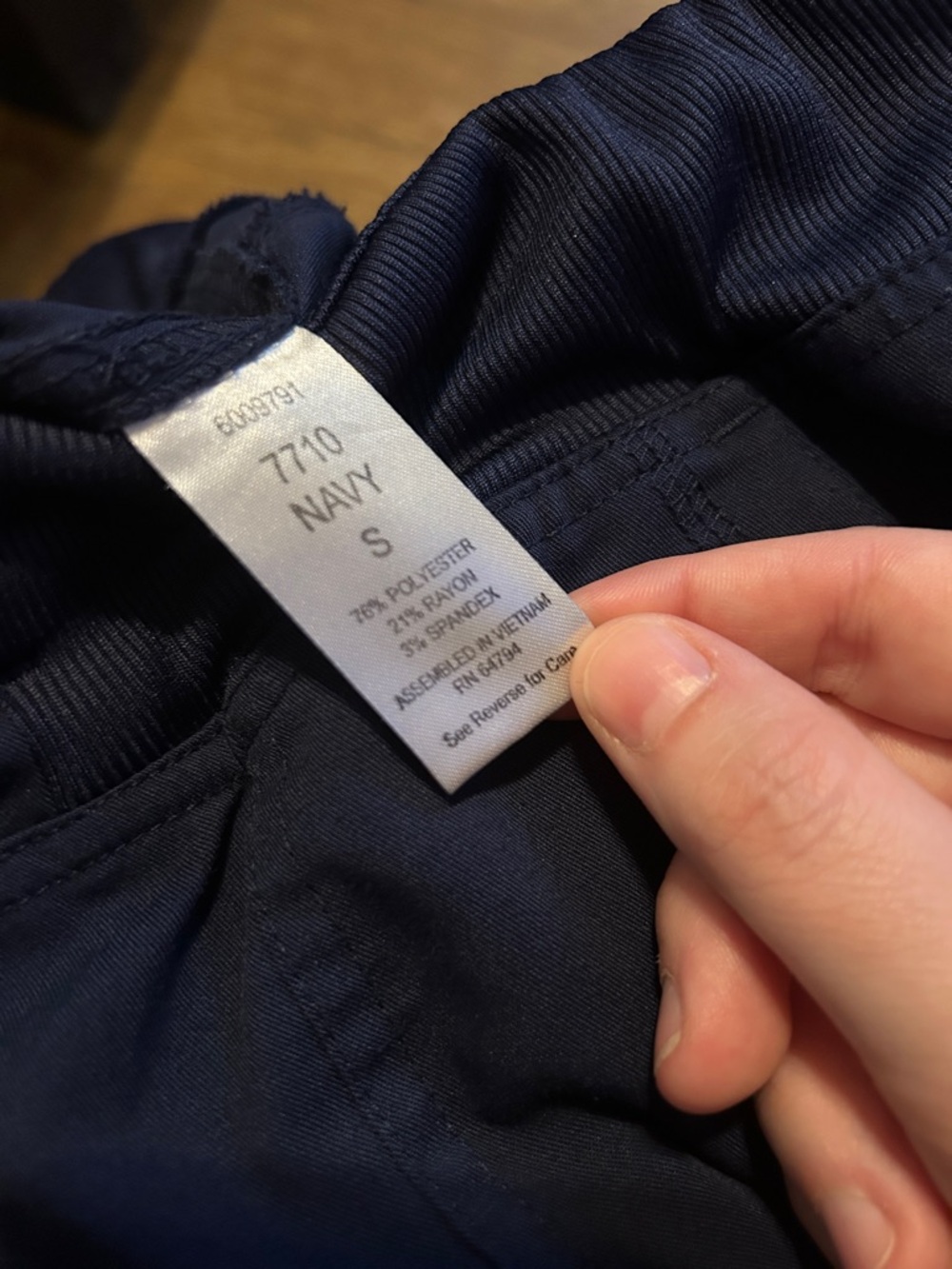 Med Couture Navy Utility Drawstring Joggers - Picture 3 of 5